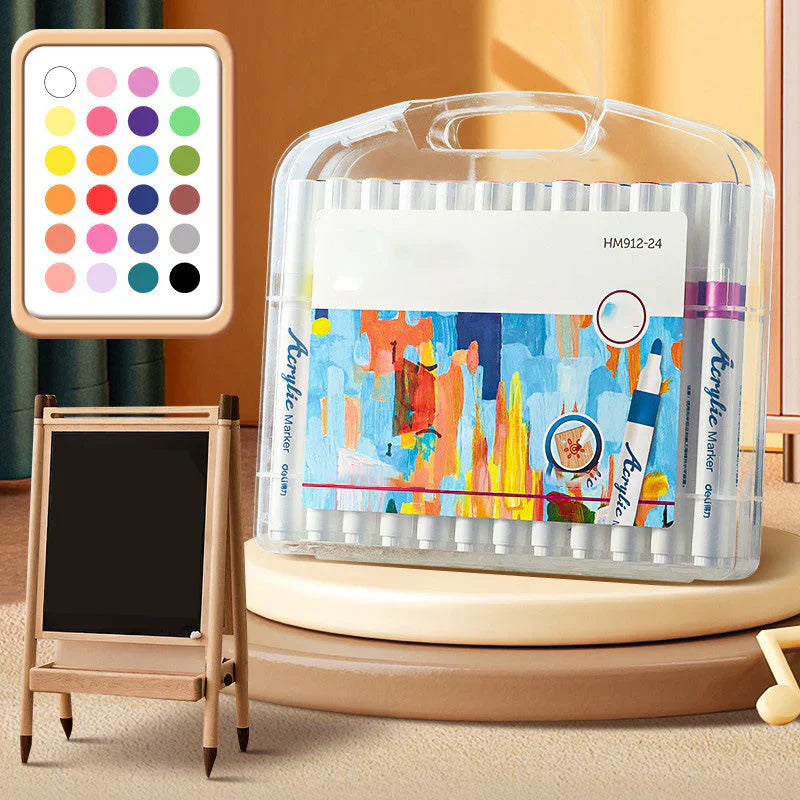 Acryl-Malstifte für Kinder und Bastelprojekte – 12 bis 48 Farben erhältlich