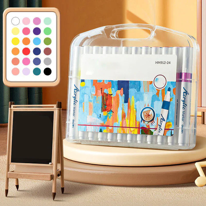 Acryl-Malstifte für Kinder und Bastelprojekte – 12 bis 48 Farben erhältlich