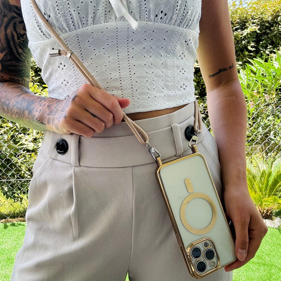 MagSafe-Umhängehülle für iPhone mit Tragegurt – Halo (1+1 GRATIS)