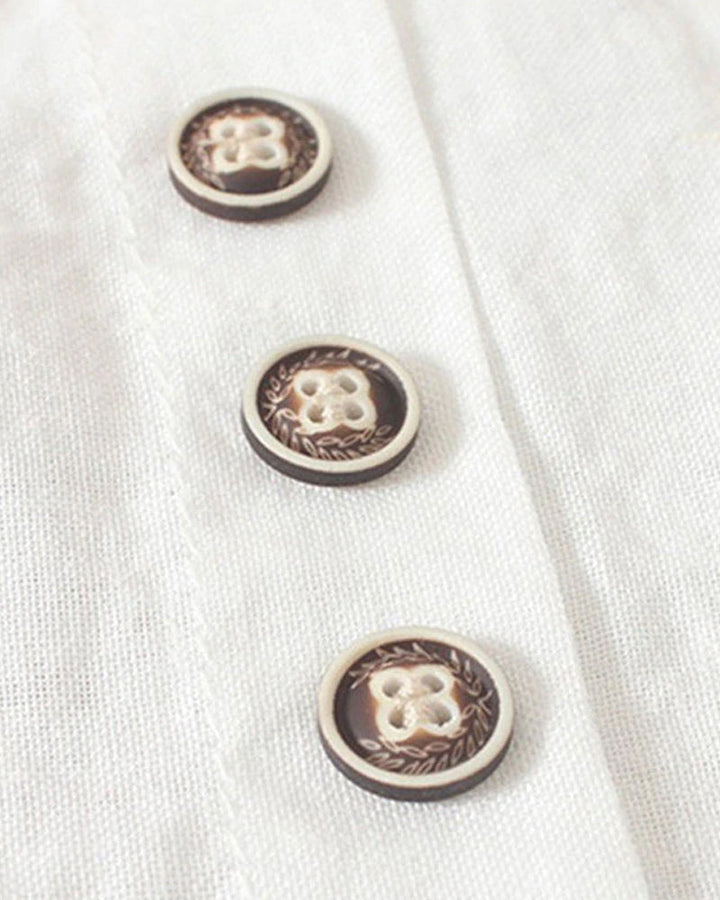 Herbstliches T-Shirt mit kurzen Ärmeln und rundem Hals – Samantha