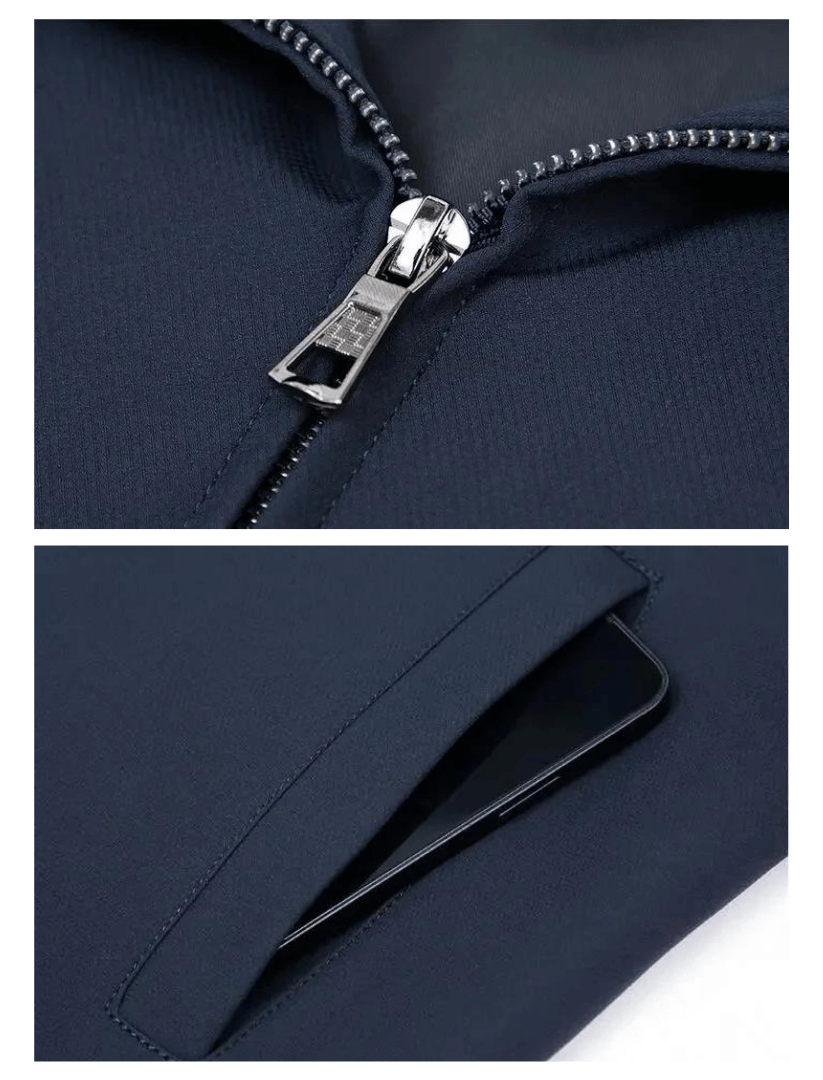 Gefütterte Herren Winterjacke aus Polyester – Arvid