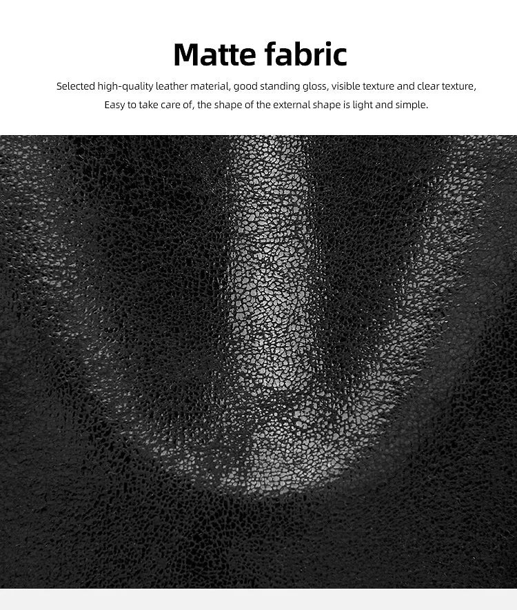 Schwarzes Ledergewebe mit matter Textur, hochwertige Qualität, klare Struktur, pflegeleicht.