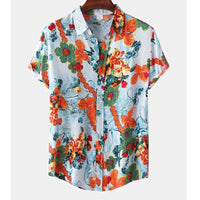Leicht & Stylisch Tropenhemd mit Blumenmuster für Herren – Mateo