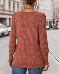 Stricktop für Damen mit Knöpfen – Mireille