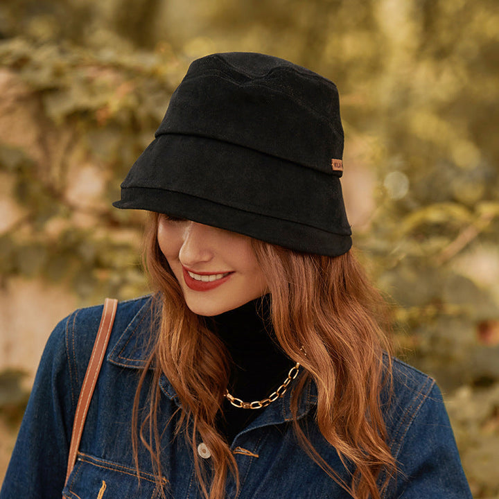 Leichter Herbst-Bucket Hat mit feiner Nahtoptik – HerbstShade
