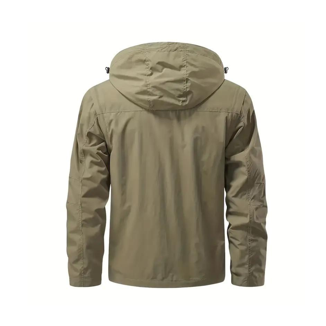 Herren Übergangsjacke wasserabweisend mit abnehmbarer Kapuze – Leif