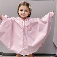 Kinder Regenjacke mit Bären- oder Hasenmotiv – Wasserdicht & Leicht für den Herbstzauber