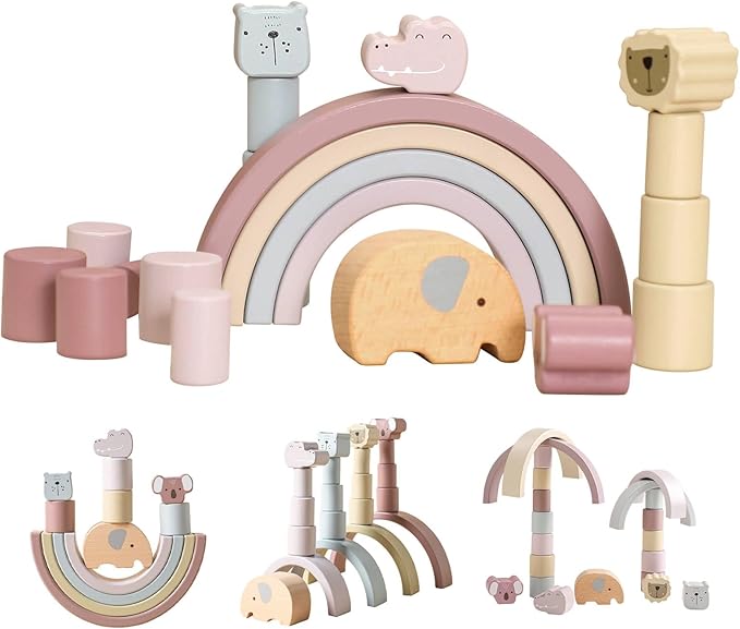 Montessori Holzspielset – Buildoro