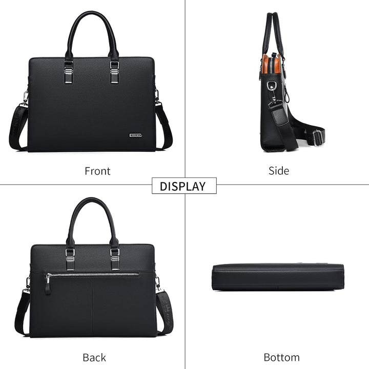 Echte Leder Multi-Fach Geschäfts-Laptoptasche für Profis