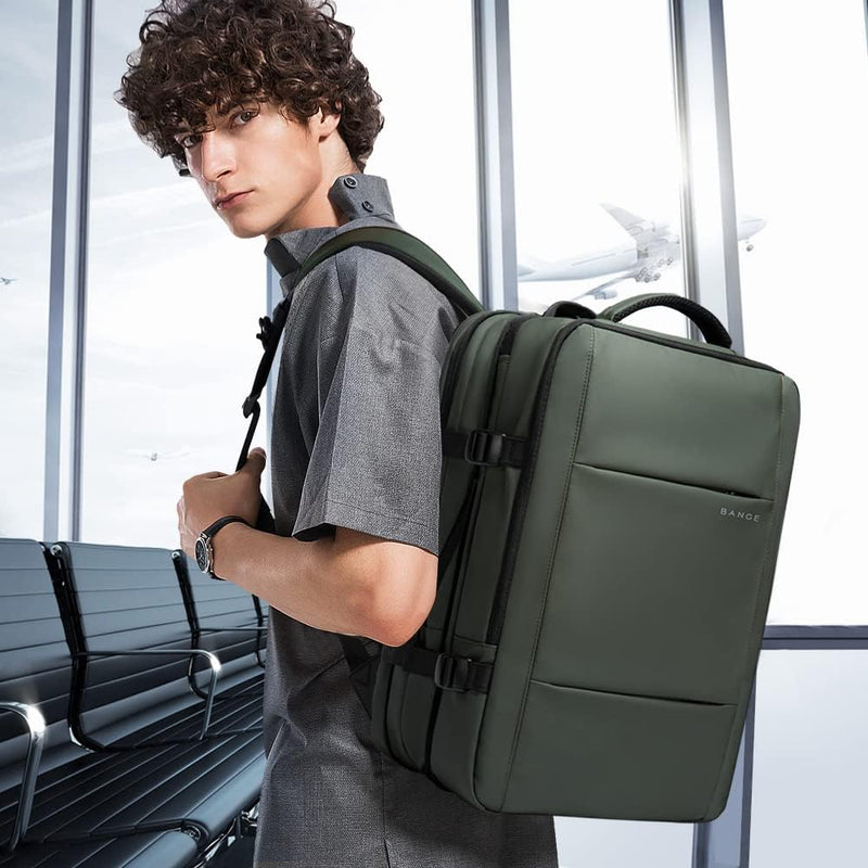 Erweiterbarer 26–45L Wasserdichter Reiserucksack mit Laptopfach & Duffle-Option