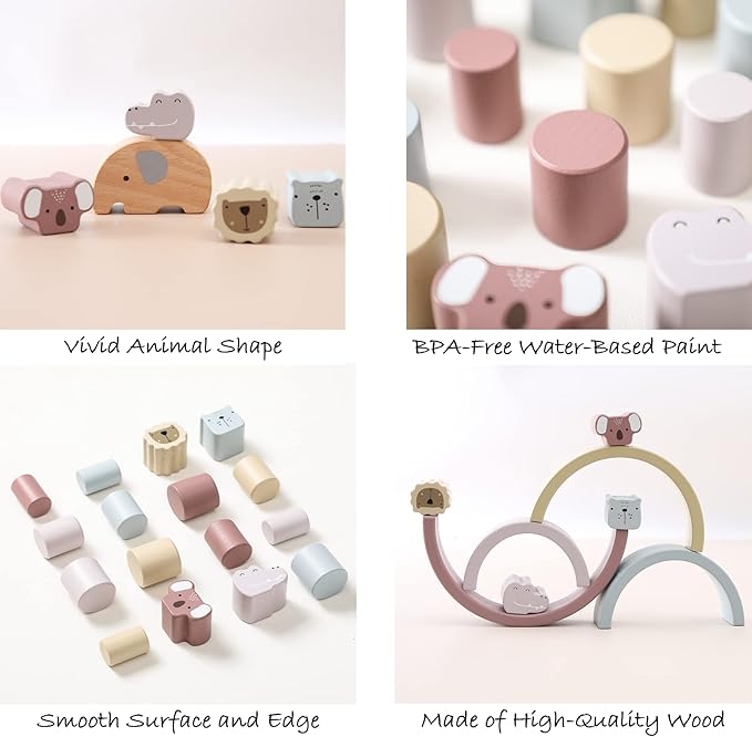 Montessori Holzspielset – Buildoro