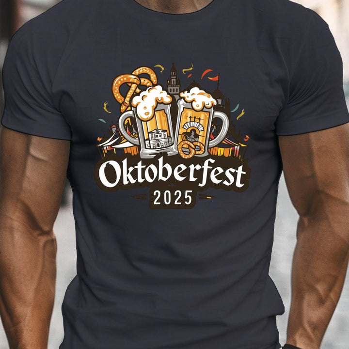 Herren Kurzarm T-Shirt – Hopfen Oktoberfest 2025