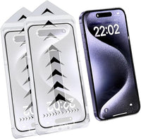 3-in-1 iPhone Bildschirmschutz - iShield Datenschutz