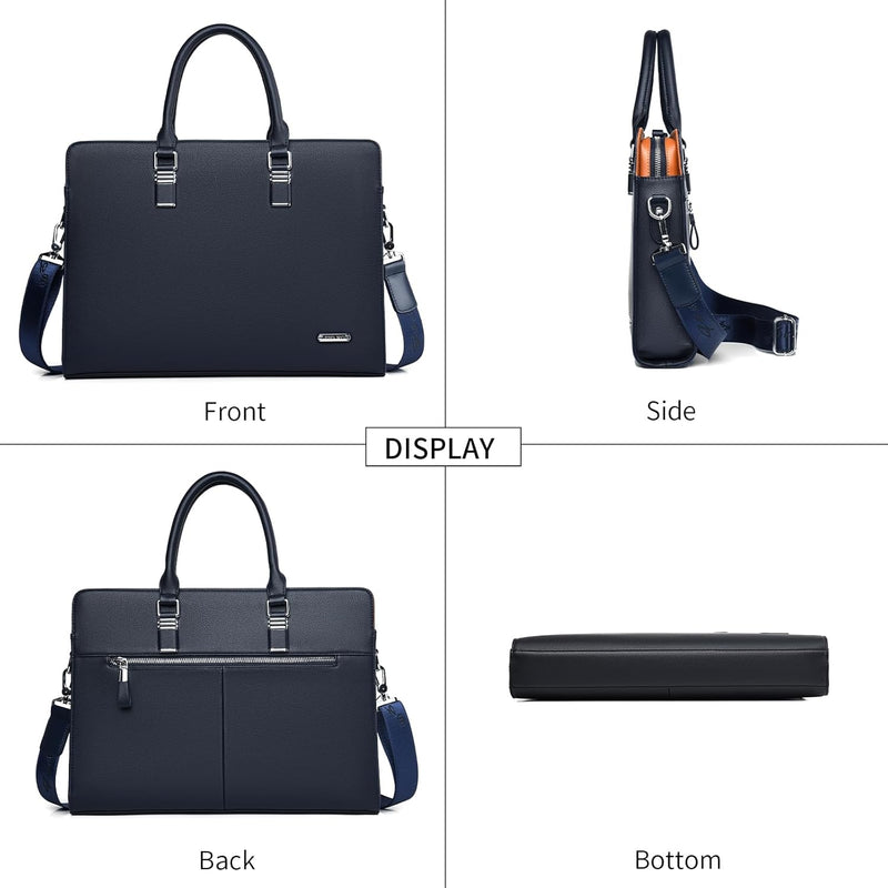 Echte Leder Multi-Fach Geschäfts-Laptoptasche für Profis