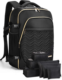 40L Flugtauglicher Reisetrolley mit 6 Packwürfeln und Laptopfach