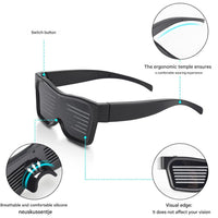 App-programmierbare LED-Partybrille - GlowBeat