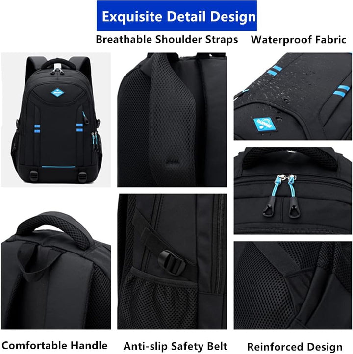 Multifunktionaler Schulrucksack mit Rollen für Jungen – Umwandelbare Trolley-Tasche