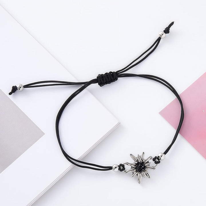 Edelweiß Schmuckset mit Herzanhänger – BergMystik Oktoberfest 2025