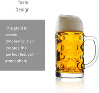 Bierkrug Glas (2er-Set/6er-Set, 0,5 L) – WiesnKrug Oktoberfest 2025