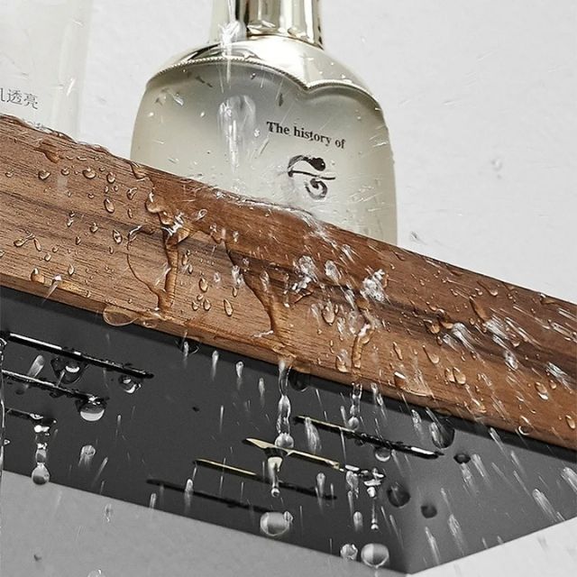 Massive Holz Badezimmerregal – WoodaFix