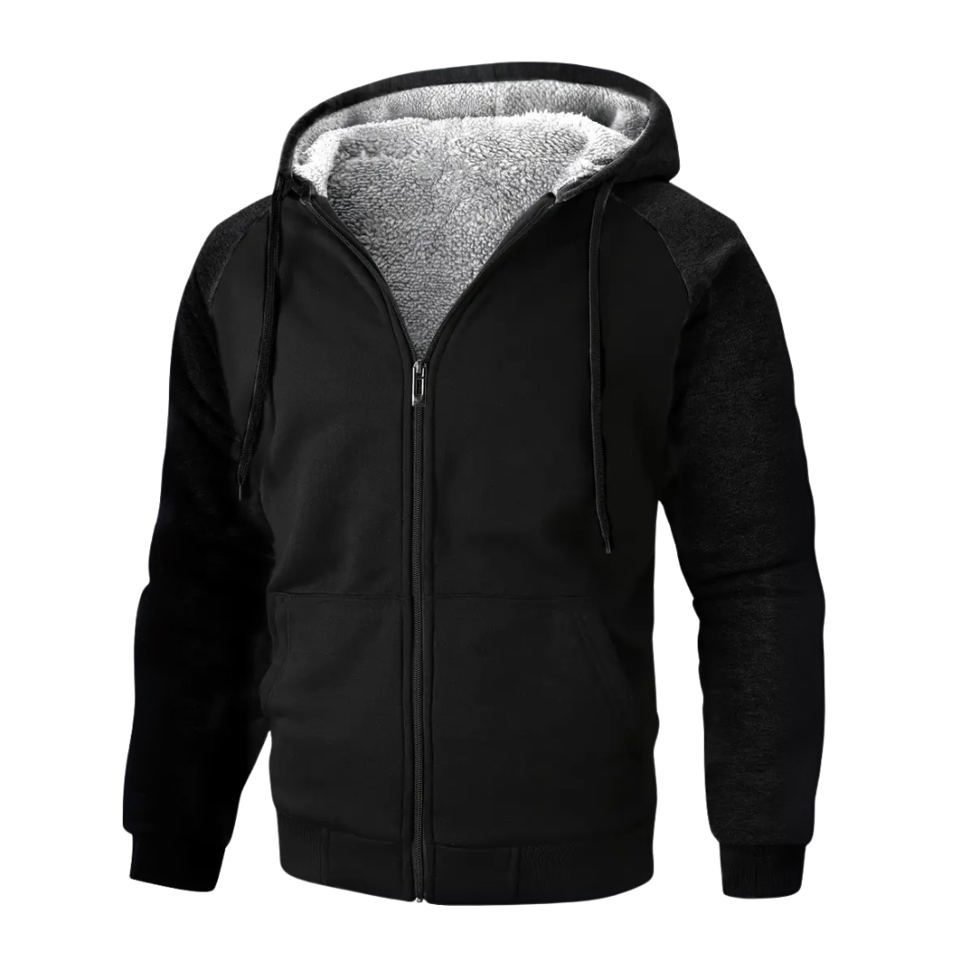 Herren Hoodie gefüttert mit Sherpa-Fleece – Niels