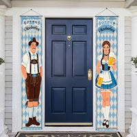Oktoberfest Banner Set Polyester – WiesnWillkommen Oktoberfest 2025