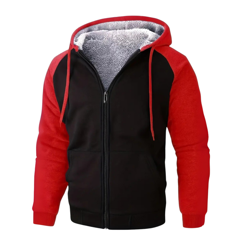 Herren Hoodie gefüttert mit Sherpa-Fleece – Niels