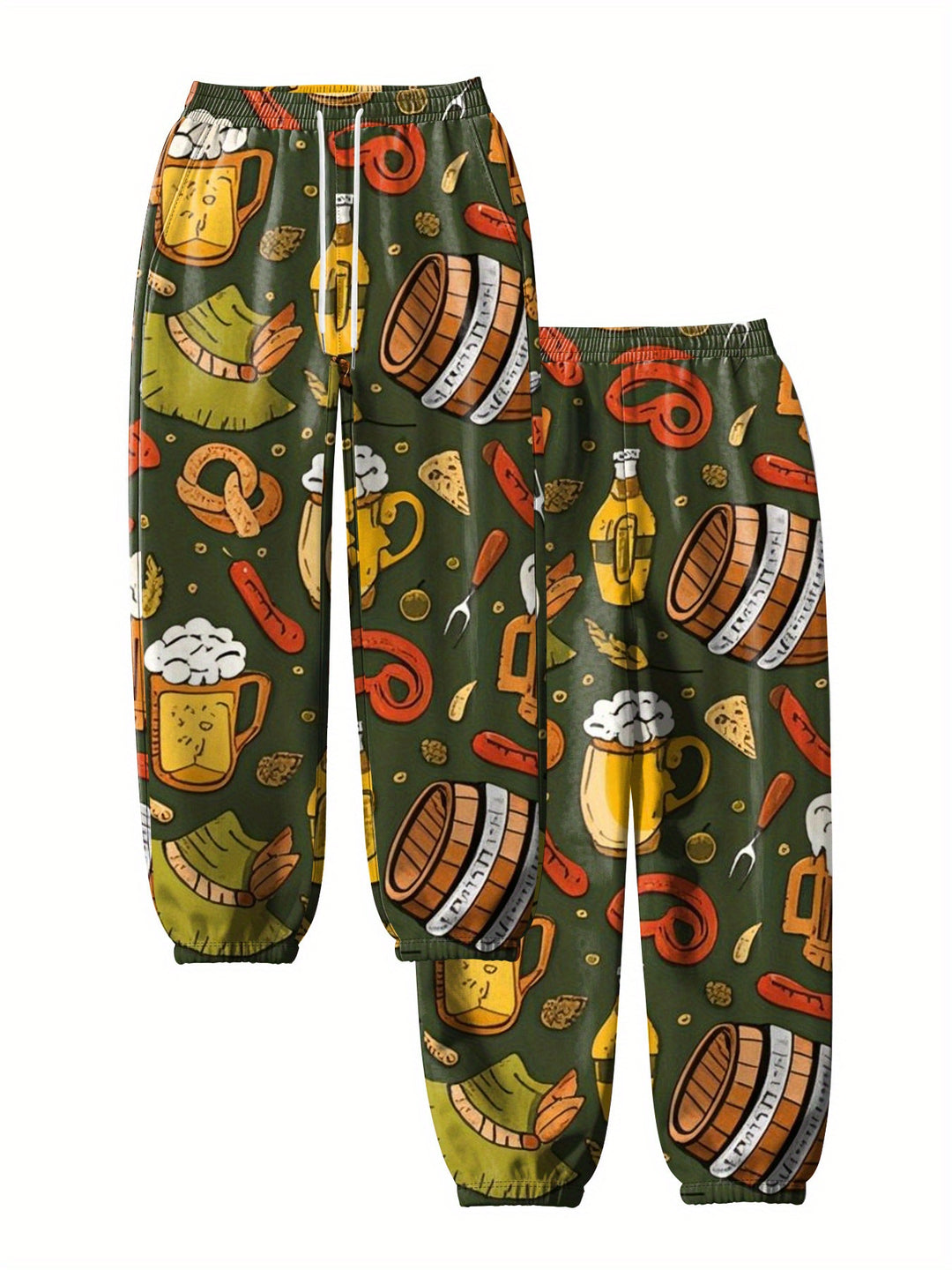 Damen Freizeit- & Partyhose mit All-Over-Print – Resi Oktoberfest 2025