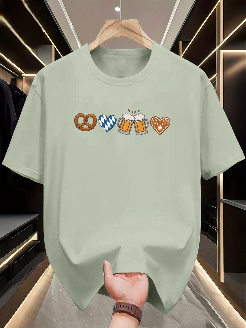 Herren Grafik T-Shirt aus 100% Baumwolle – Franz Oktoberfest 2025