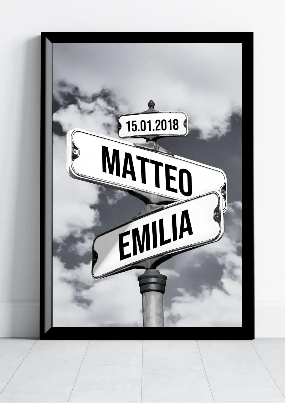 Straßenschilder Poster für Paare