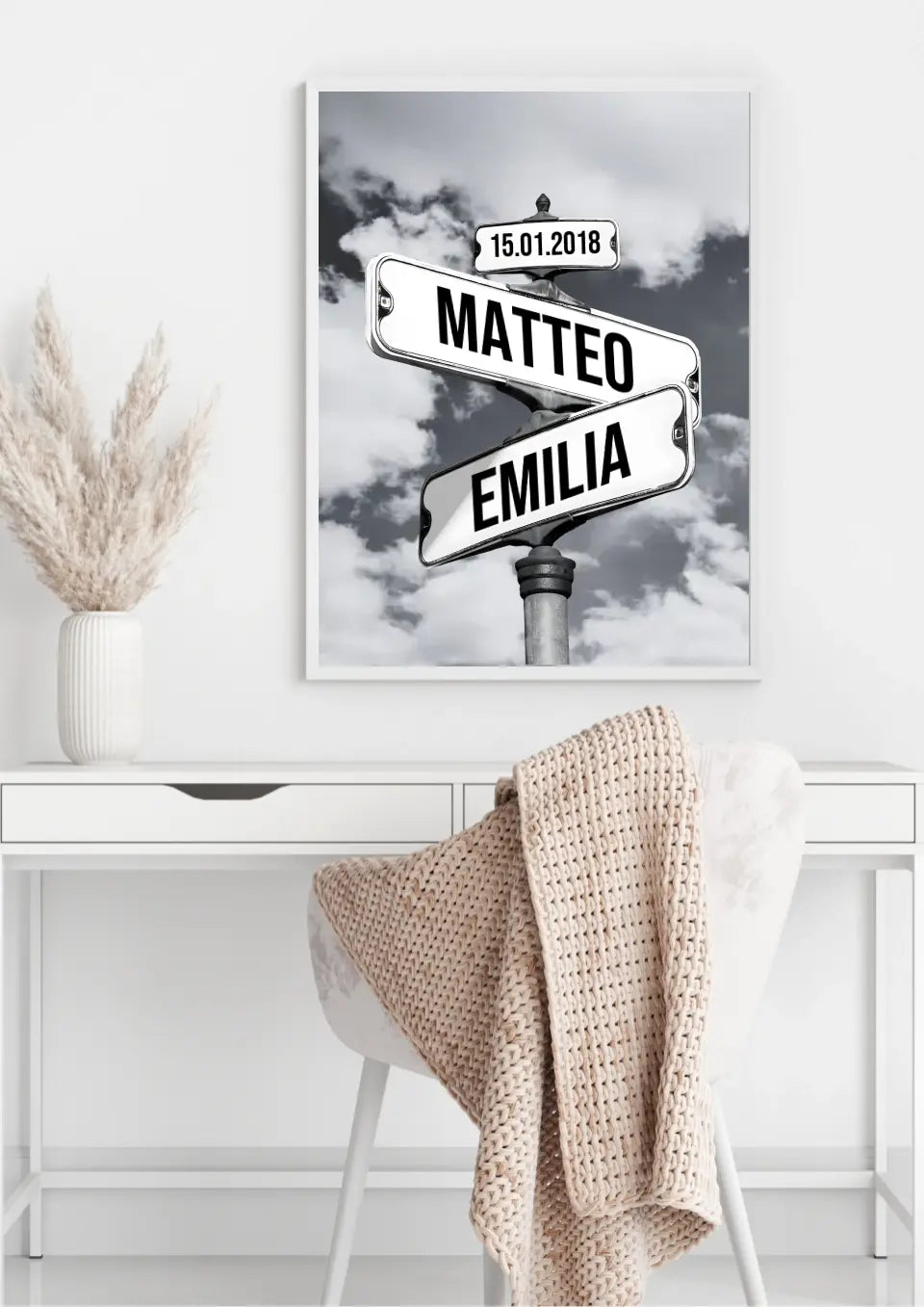 Straßenschilder Poster für Paare