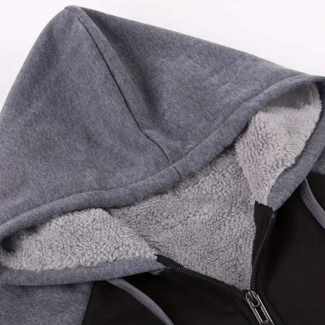 Herren Hoodie gefüttert mit Sherpa-Fleece – Niels