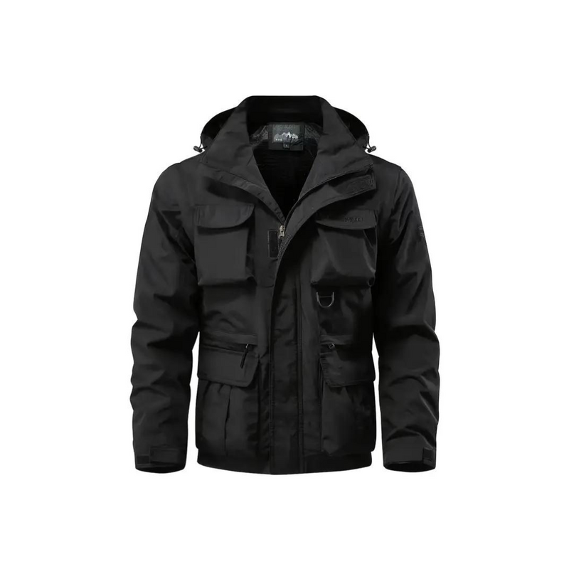 Herren Übergangsjacke wasserabweisend mit abnehmbarer Kapuze – Leif