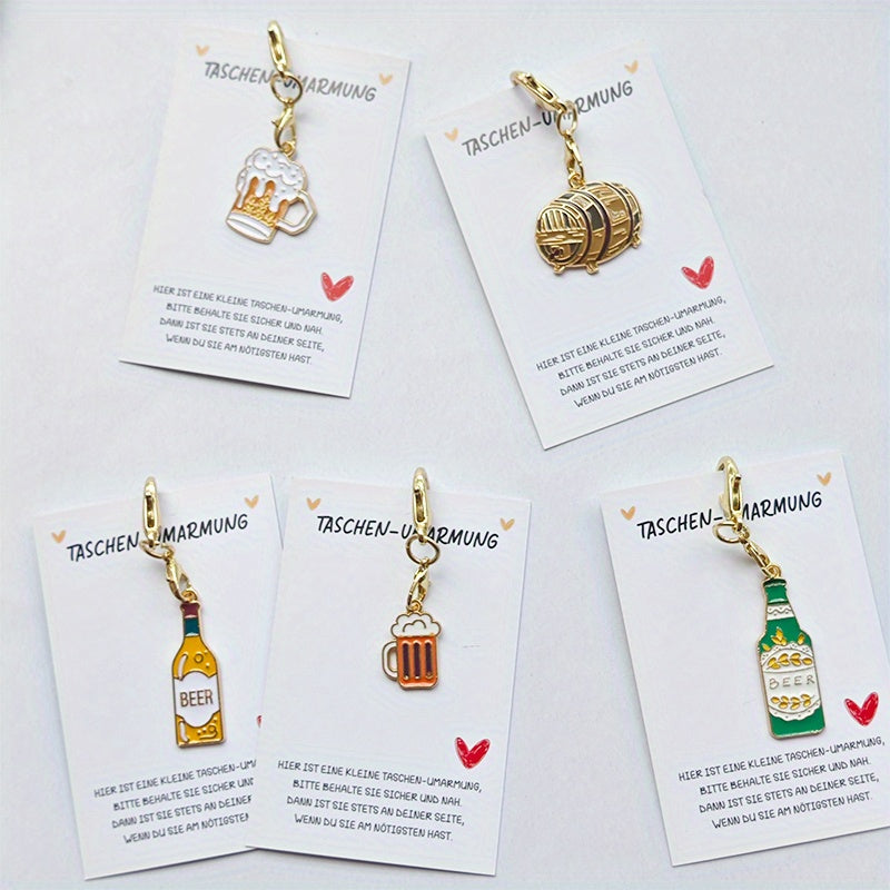 Oktoberfest Schlüsselanhänger 3 Sets (je 5 Stück) – BierCharms Oktoberfest 2025