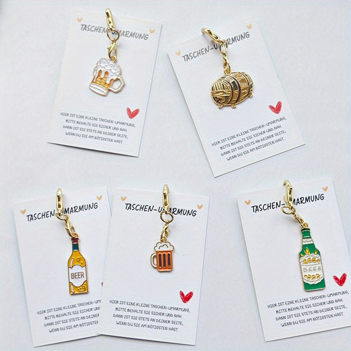 Oktoberfest Schlüsselanhänger 3 Sets (je 5 Stück) – BierCharms Oktoberfest 2025
