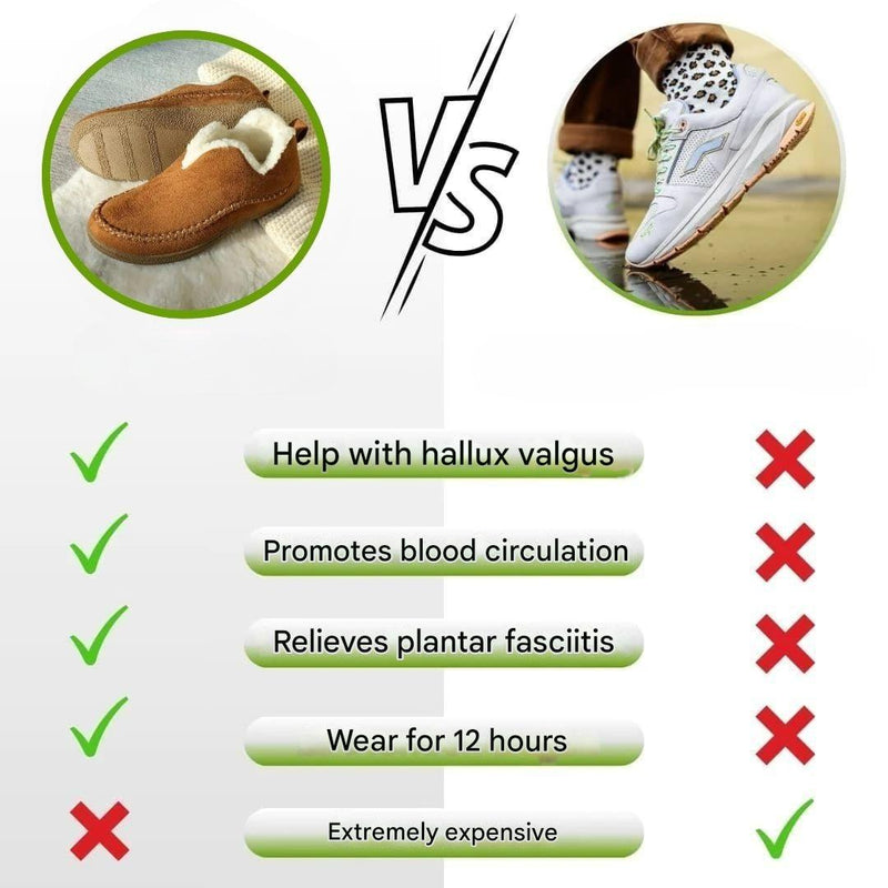 Winter-Barfußhausschuhe mit Fleece-Futter – Amalia