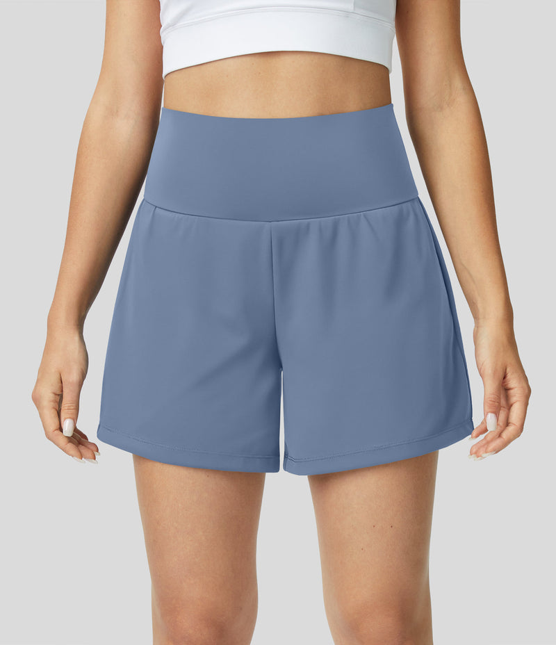 Atmungsaktiv & Schnell trocknend High-Waist Fitnessshorts Damen – Mirabella