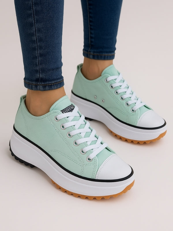 Plateau-Sneaker mit Absatz – Dalia