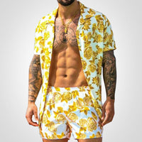 Zweiteiliges Herren Set mit Print – Ruben