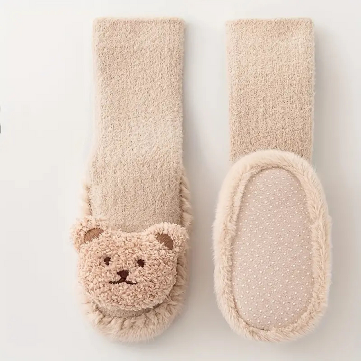 Kinder Hausschuhe Socken mit Bären – CozyBear