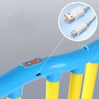 Elektronisches Reaktionsspiel mit fallenden Stäben und Geschwindigkeitsstufen