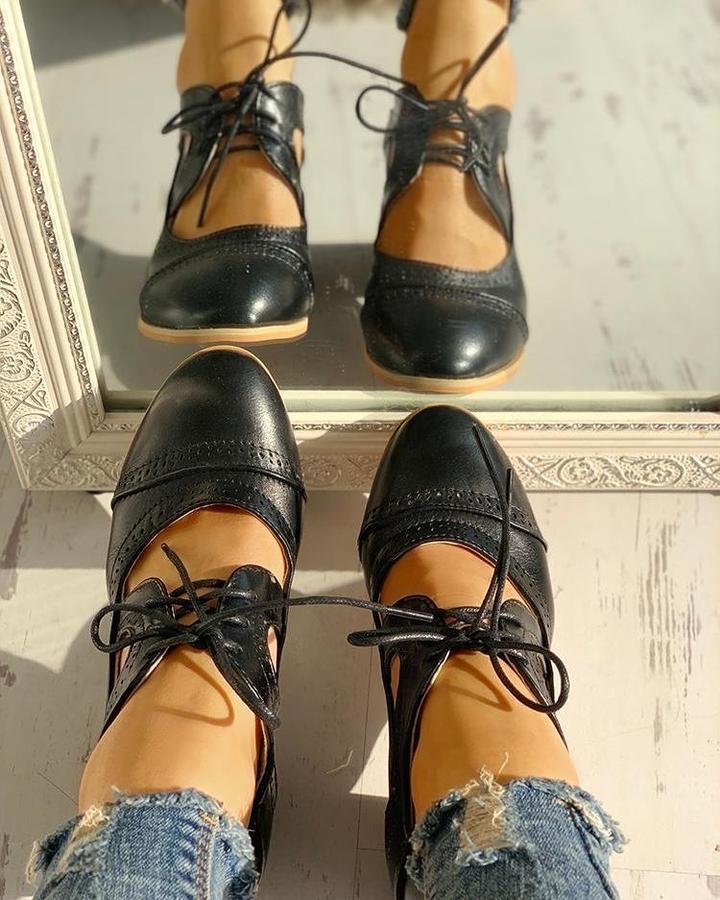 Herbstliche Orthopädische Vintage Damen Schuhe - Felina
