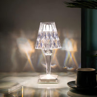Kristall-Tischlampe mit Touch-Bedienung - LumeCrystal