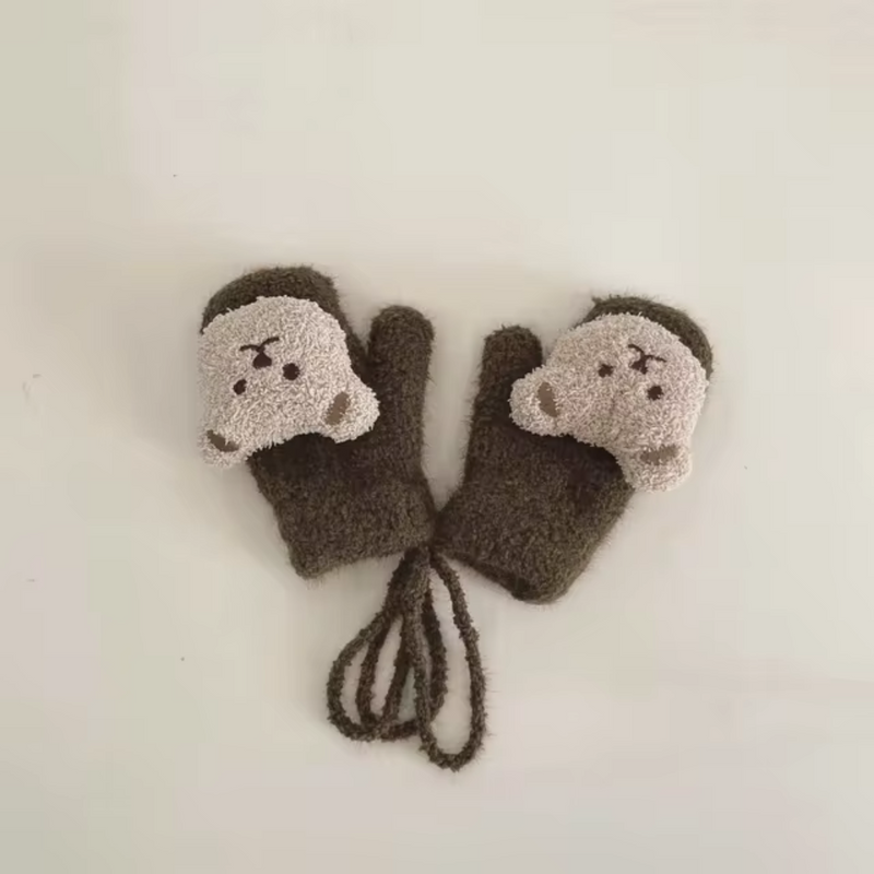 Kinder-Winterhandschuhe mit Bärenmotiven – TinyBear Handschuhe