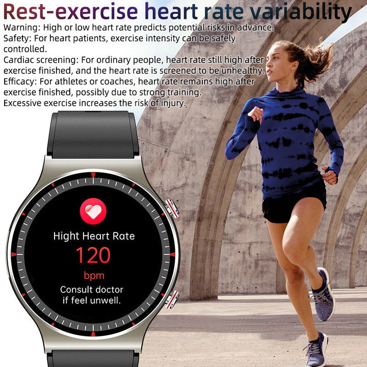 EKG Smartwatch mit Blutsauerstoff- und Herzfrequenzsensor – CardioTrack