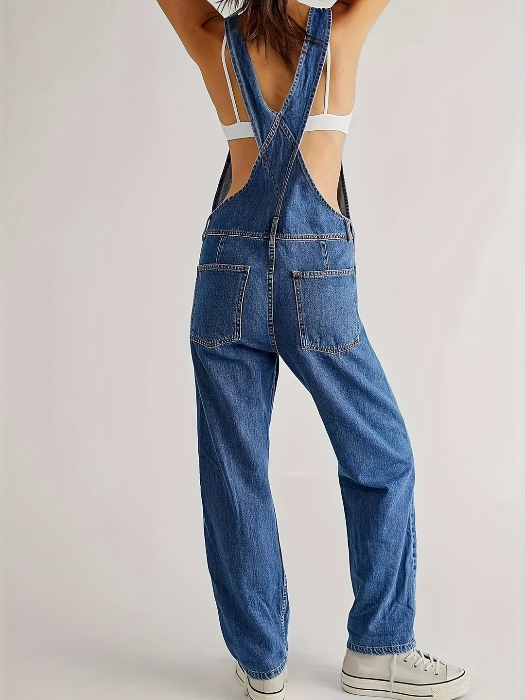 Stylischer Damen-Denim-Jumpsuit für jeden Tag - CityEase