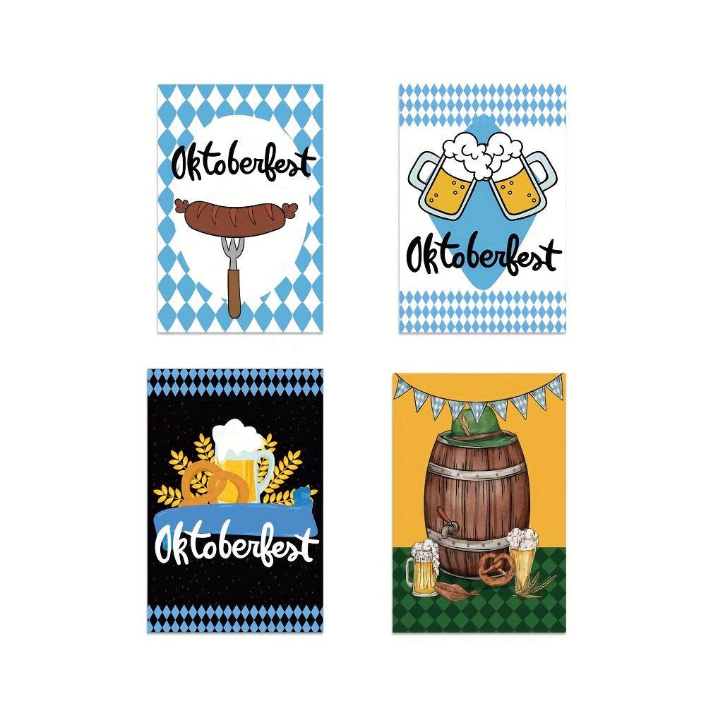 Oktoberfest Flaschenetiketten 3 Sets (je 24 Stück) – BierLabelSet Oktoberfest 2025