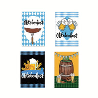 Oktoberfest Flaschenetiketten 3 Sets (je 24 Stück) – BierLabelSet Oktoberfest 2025