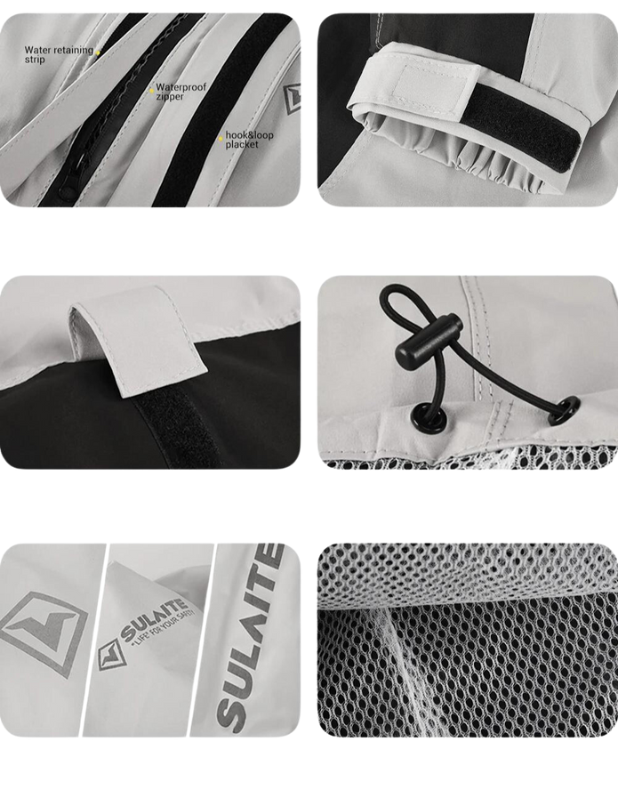 Wasserdichte Unisex Regenjacke – Herbststurm Stormex