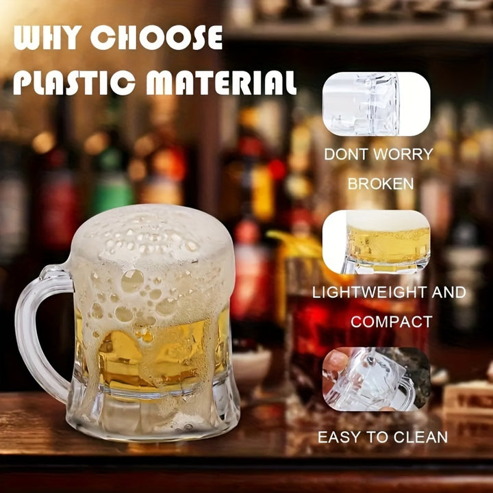 Transparente Mini-Bierkrüge 2er-Set (je 12 Stück) – MiniKrugSet Oktoberfest 2025